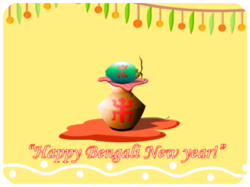 Bengali New Year Pots Decoration