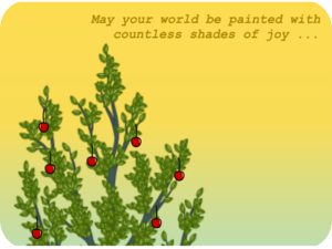 Joyful Spring Green Tree