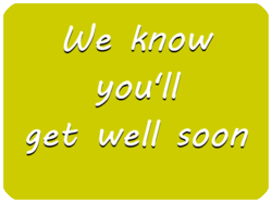Get Well Soon Yellow Background
