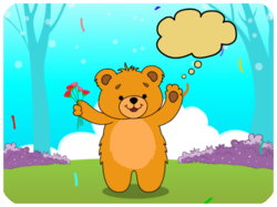 Happy Bear Flowers Celebration