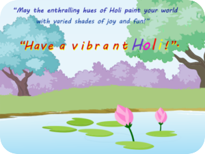 Vibrant Holi Lotus Flowers