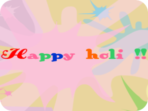 Happy Holi Colorful Splashes