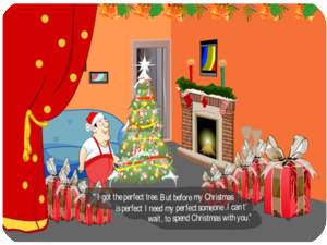 Christmas Santa Tree Presents