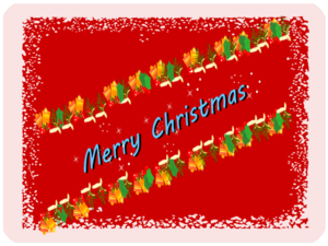 Merry Christmas Holly Decorations