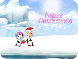 Christmas Penguins Gift Snowy
