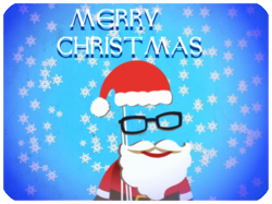 Merry Christmas Santa Glasses