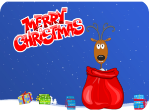 Christmas Reindeer Gift Bag