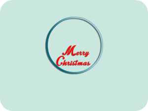 Merry Christmas Red Text