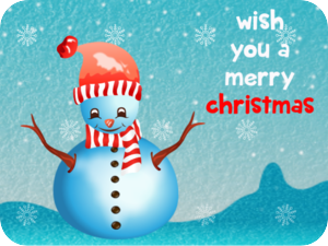 Merry Christmas Snowman