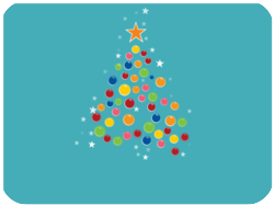 Colorful Christmas Tree Decoration