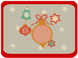 Holiday Ornaments Colorful Bells