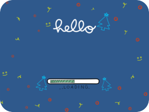 Hello Christmas Loading Tree