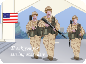 Thank You Military Soldiers