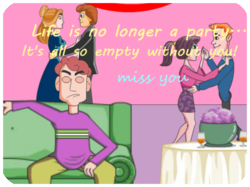 Miss You Party Sad Man