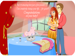 Congratulations Baby Shower Couple Piglet