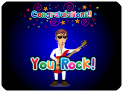Congratulations Rockstar Guitar Hero