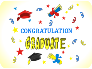 Graduation Congratulations Colorful Decorations