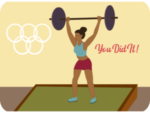 Motivational Sports Achievement Weightlifting