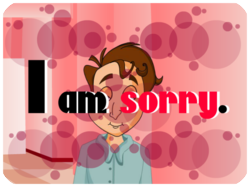 Apology Sorry Sad Man
