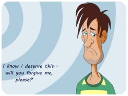 Apology Sad Man Forgiveness