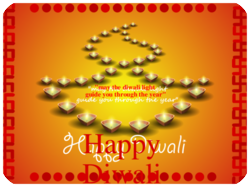Happy Diwali Diyas Light