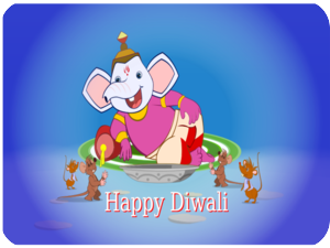 Happy Diwali Elephant Mice