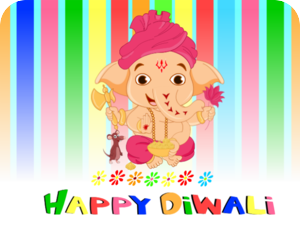 Diwali Ganesha Festival Colors