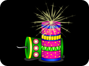 Festive New Year Fireworks