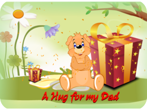 Hug For Dad Birthday Bear