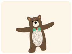 Cute Bear Holiday Cheer