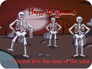 Halloween Dancing Skeletons