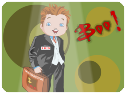Halloween Tax Collector Boo