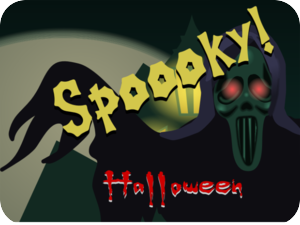 Spooky Halloween Ghost Silhouette