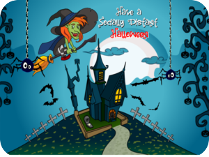 Scary Halloween Witch Castle