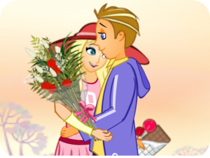 Romantic Spring Couple Flowers