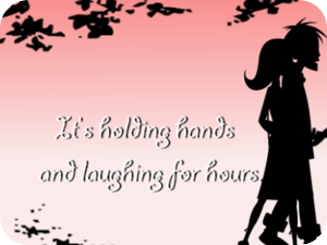 Romantic Valentines Couple Silhouette