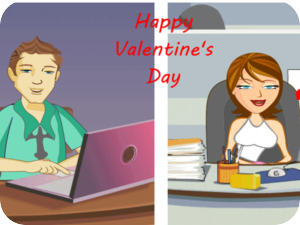 Valentines Day Virtual Couple