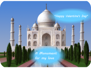 Valentines Day Taj Mahal