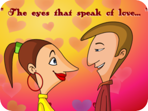 Valentine Love Hearts Couple