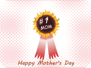 Mothers Day Sunflower Ribbon