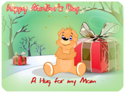 Happy Mothers Day Hugging Bear