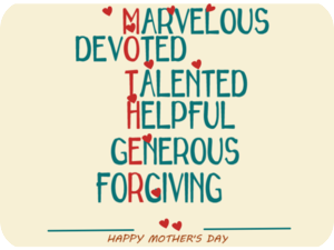 Mothers Day Appreciation Words