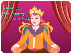 Thank You King Crown Sitting