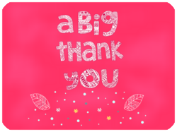 Thank You Pink Flowers