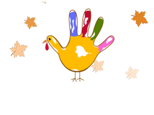 Thanksgiving Hand Turkey Art