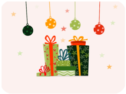 Holiday Gifts Colorful Presents