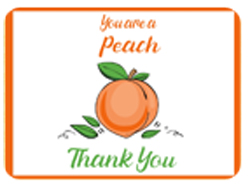 Thank You Peach Fruit