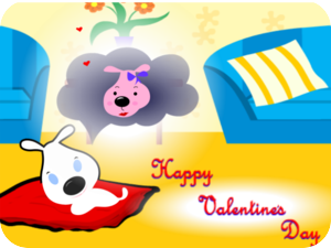 Valentines Day Cute Dogs