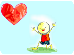 Happy Valentines Day Smiley Heart