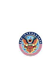 Patriotic frame for USA 250th celebration.